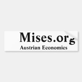 Adesivo Para Carro Mises.org, Economia Austríaca
