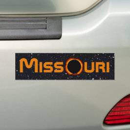 Adesivo Para Carro Missouri 2024 Eclipse Solar Total