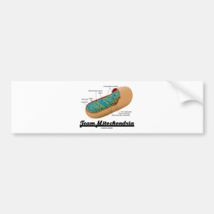 Adesivo Para Carro Mitocôndria da equipe (humor de Mitochondrion)