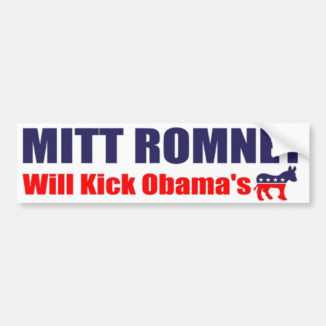 Adesivo Para Carro Mitt Romney 2012 (Frente)