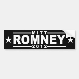 Adesivo Para Carro Mitt Romney 2012
