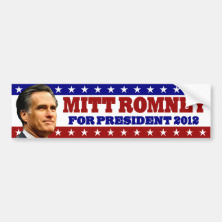 Adesivo Para Carro Mitt Romney para o presidente 2012