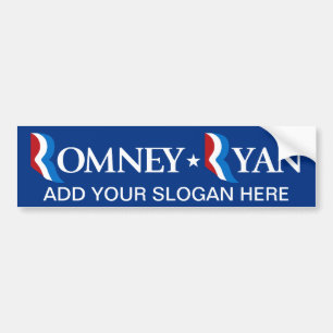 Adesivo Para Carro Mitt Romney - Paul Ryan 2012