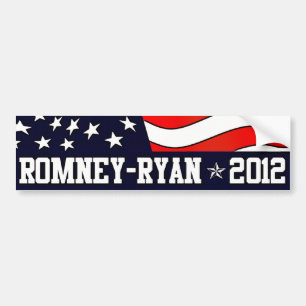 Adesivo Para Carro Mitt Romney Paul Ryan em 2012