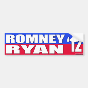 Adesivo Para Carro Mitt Romney & vara do pára-choque da campanha de
