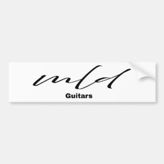 Adesivo Para Carro MLD Guitars Bumper Sticker
