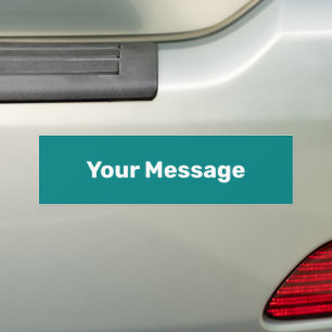 Adesivo Para Carro Modelo de texto azul-turquesa e branco para sua me