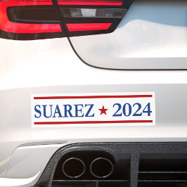Adesivo Para Carro Modern Francis Suarez 2024 Presidente dos EUA