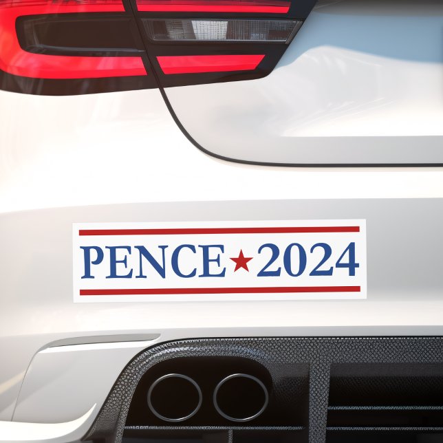 Adesivo Para Carro Modern Mike Pence 2024 Presidente dos EUA (Criador carregado)