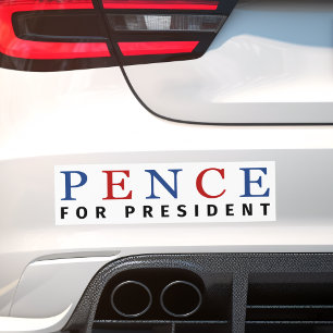 Adesivo Para Carro Moderno Blue Red Mike Pence para Presidente