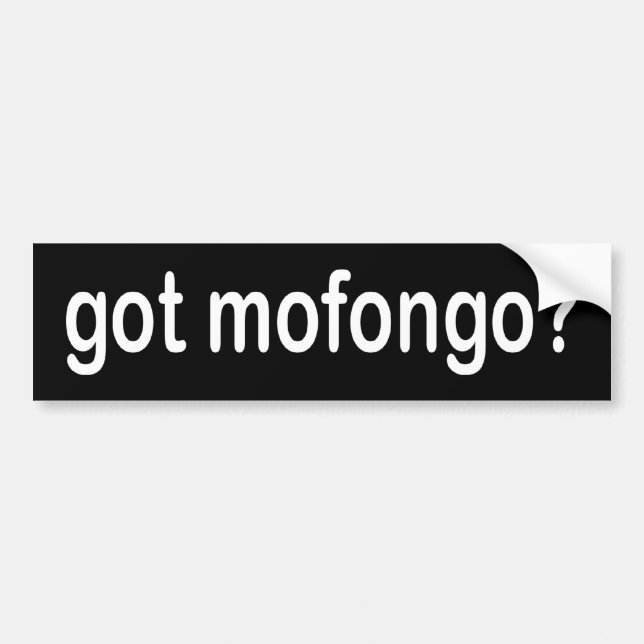 Adesivo Para Carro mofongo obtido? (Frente)