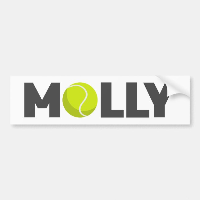 Adesivo Para Carro Molly Tênis (Frente)