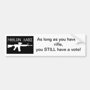 Adesivo Para Carro Molon Labe