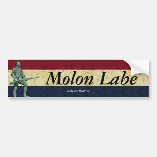 Adesivo Para Carro Molon Laber Bumper Sticker