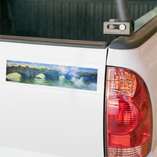 Adesivo Para Carro Monet - Ponte de Waterloo, Londres, (No caminhão)