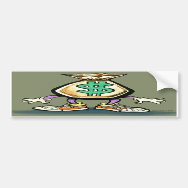 Adesivo Para Carro Money Bag (Frente)