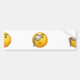 Adesivo Para Carro monóculo emoji