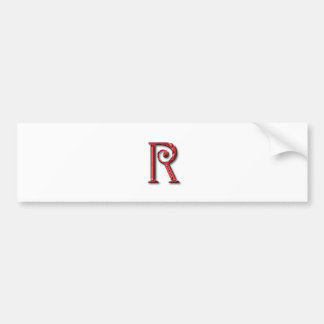 Adesivo Para Carro Monograma - Letra R