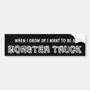 Adesivo Para Carro Monster truck engraçado para 4x4 levantado