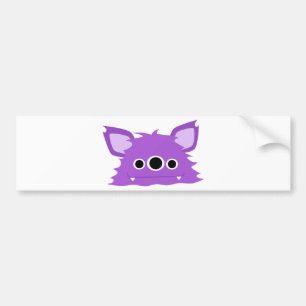 Adesivo Para Carro Monstro Eyed do roxo três