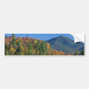 Adesivo Para Carro Montanha de Whiteface sobre pouca lagoa de