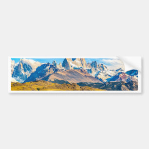 Adesivo Para Carro Montanhas nevado de Andes, EL Chalten, Argentina
