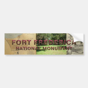 Adesivo Para Carro Monumento Nacional do ABH Fort Frederica