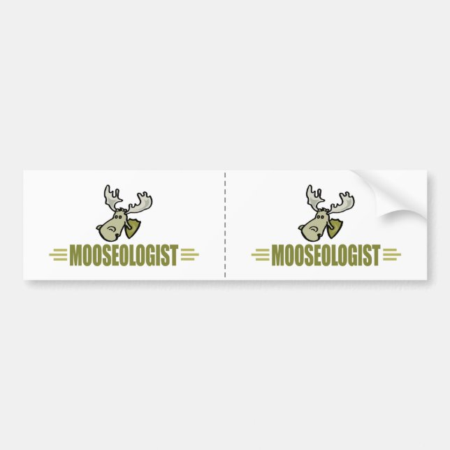 Adesivo Para Carro Moose Engraçado (Frente)