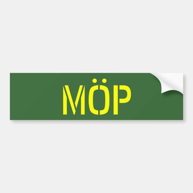 ADESIVO PARA CARRO MÖP (Frente)