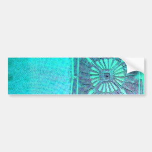 Adesivo Para Carro MORNING STAR Teal Blue, Monograma