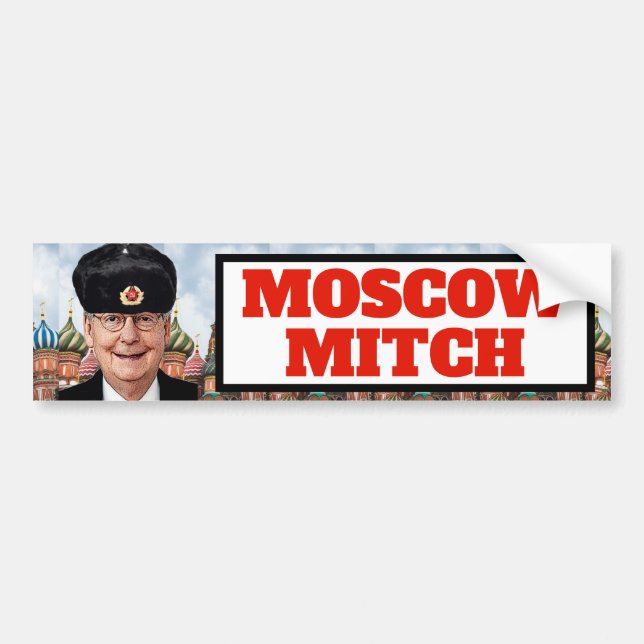 Adesivo Para Carro Moscovo engraçada Mitch (Frente)