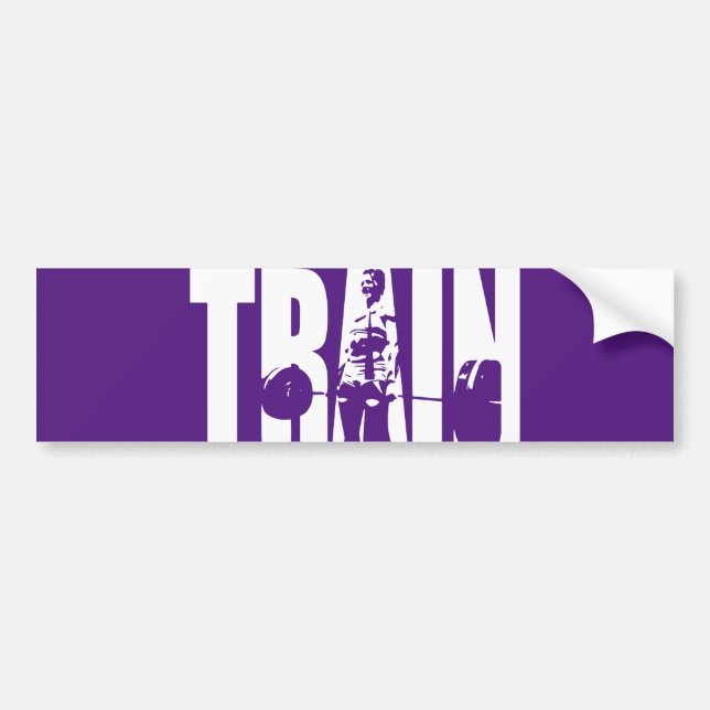 Adesivo Para Carro Motivação de Levantamento de Peso das Mulheres - C (Frente)