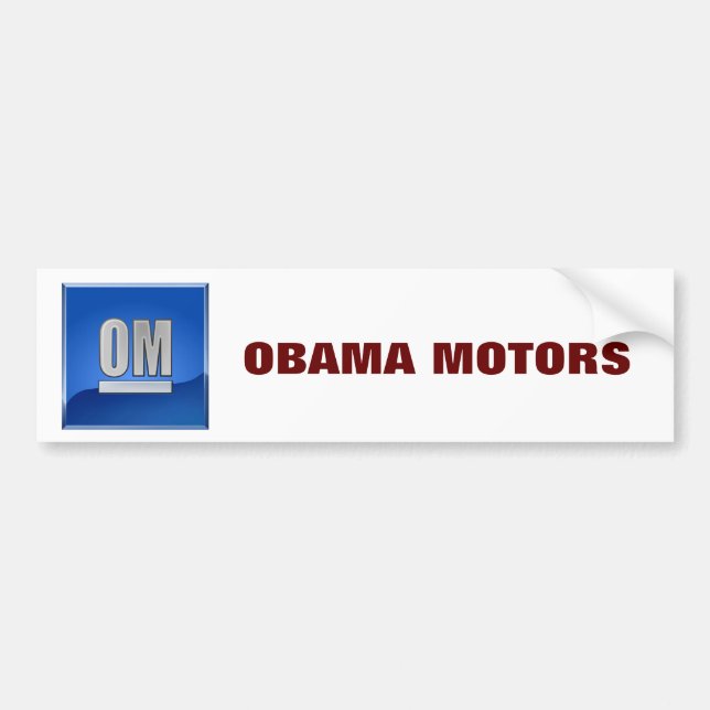 ADESIVO PARA CARRO MOTORES DE OBAMA (Frente)