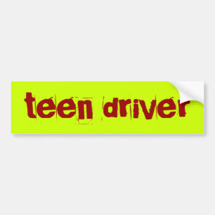 Adesivo Para Carro motorista adolescente