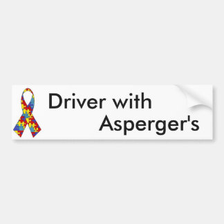 Adesivo Para Carro Motorista com Asperger