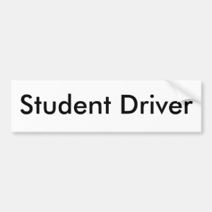 Adesivo Para Carro Motorista do estudante
