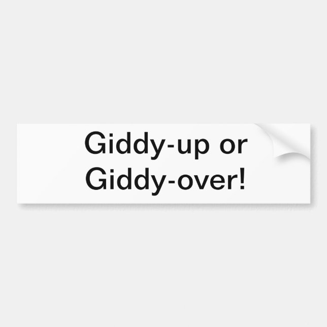 Adesivo Para Carro Motoristas lentos (Frente)