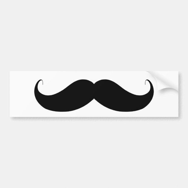 Adesivo Para Carro Moustache/bigode do guiador (Frente)