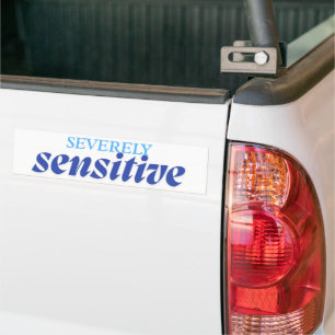 Adesivo Para Carro Muito Sensível   Engraçado Ansiedade Antissocial A