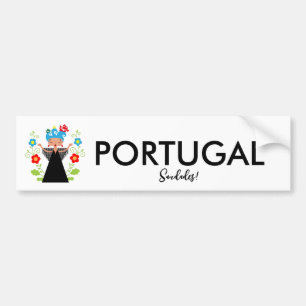 Adesivo Para Carro Mulher fada cantora de caravela portuguesa
