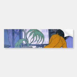 Adesivo Para Carro Mulher na Sala Azul (por Paul Ranson)