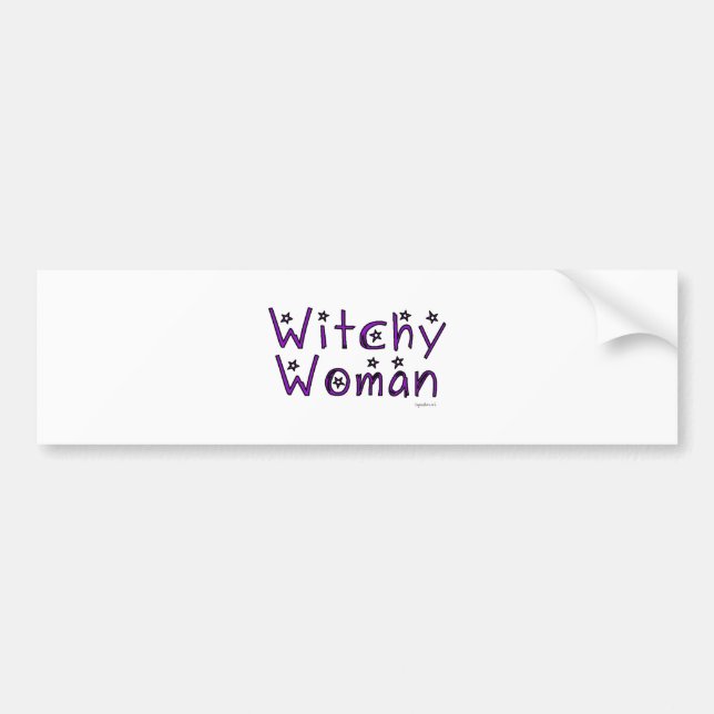 Adesivo Para Carro Mulher Witchy (Frente)