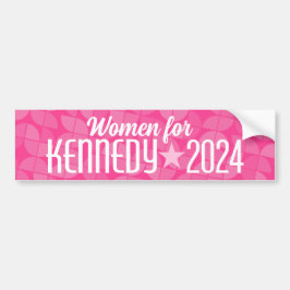 Adesivo Para Carro Mulheres por Kennedy 2024 Curam a Divisão