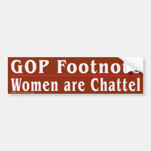 Adesivo Para Carro Mulheres são Chattel Bumper Sticker