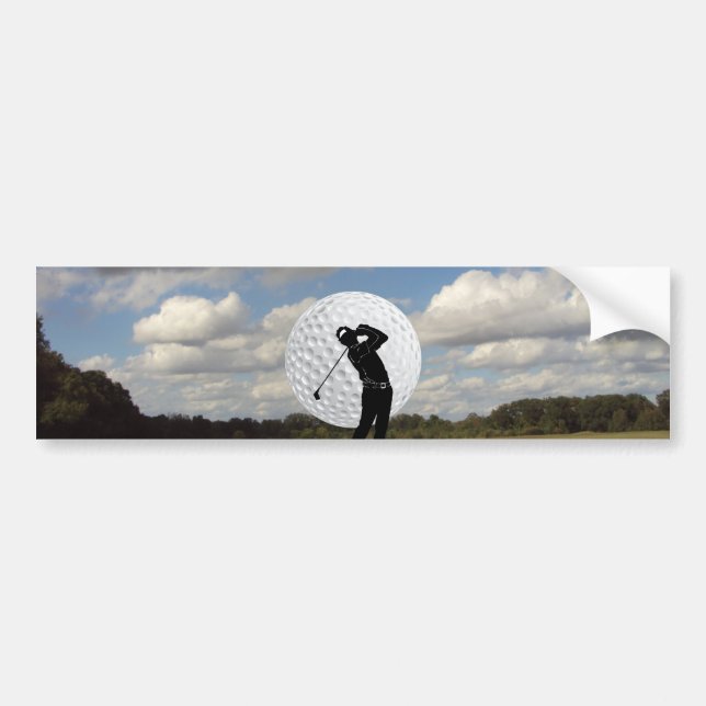 Adesivo Para Carro Mundo do golfe (Frente)