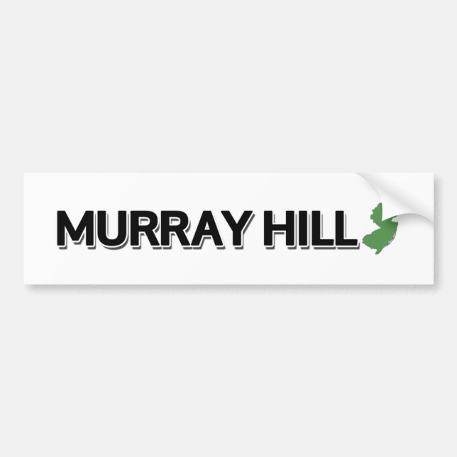 Adesivo Para Carro Murray Hill, New-jersey (Frente)