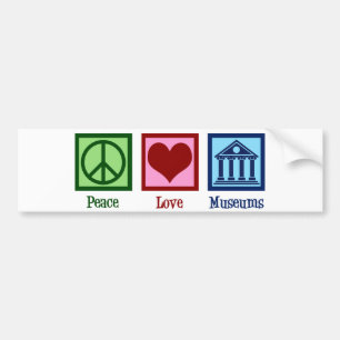 Adesivo Para Carro Museus de Amor pela Paz