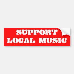 ADESIVO PARA CARRO MÚSICA DO LOCAL DO APOIO
