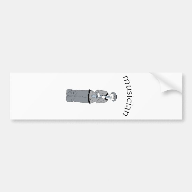 Adesivo Para Carro músico (Frente)