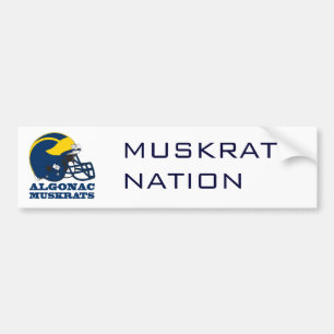 Adesivo Para Carro Muskrats Helmet.ai de Algonac